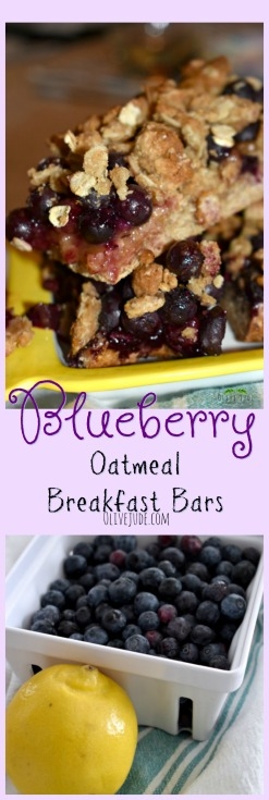 Blueberry Oatmeal Breakfast Bars