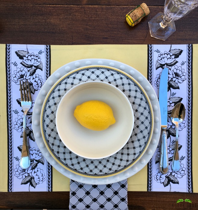 Mixing and Matching You China with White Plates