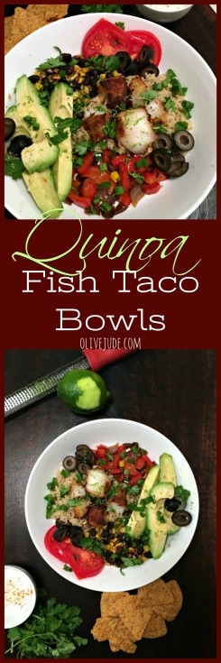 Quinoa Fish Taco Bowls