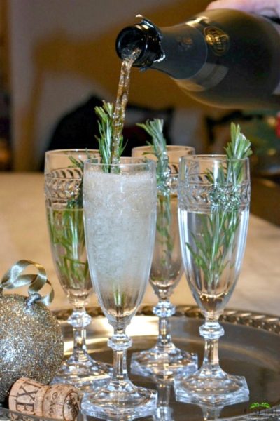 Partridge in a Pear Tree: A Sparkling Christmas Cocktail - Olive Jude
