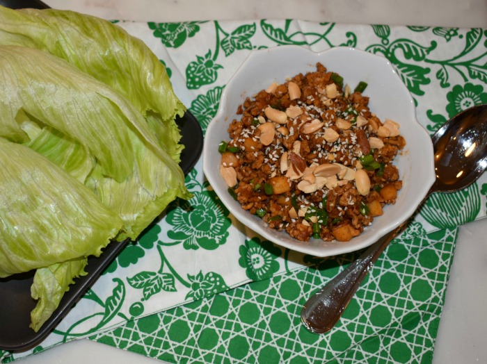 Sweet and Spicy Chicken Lettuce Wraps