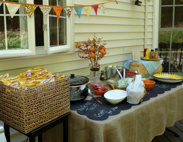 Outdoor Fall Party for Kids and Parents