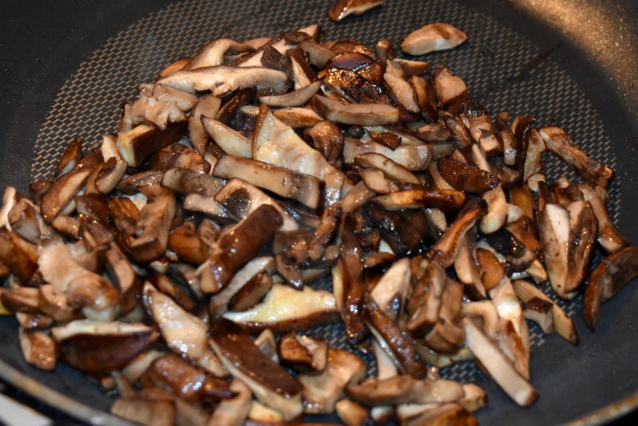 Frisee Salad with Warm Mushrooms