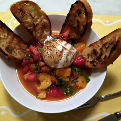 Heirloom Tomatoes and Burrata