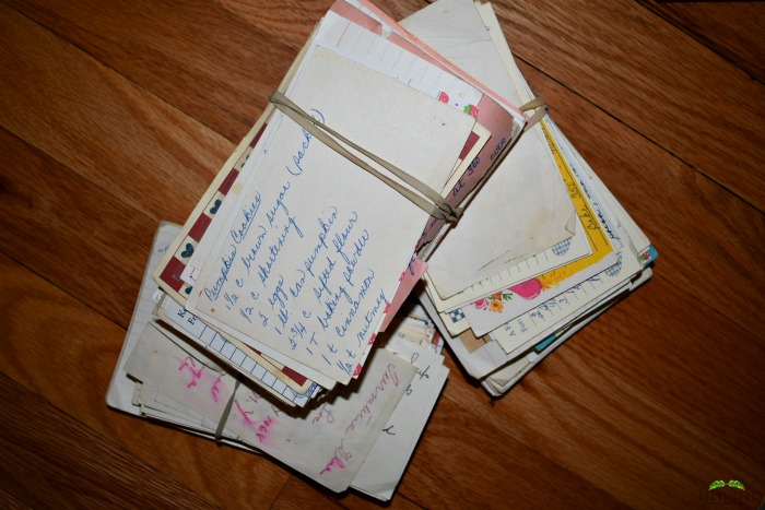 Vintage Recipe Cards