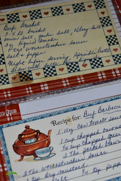 Vintage Recipe Cards