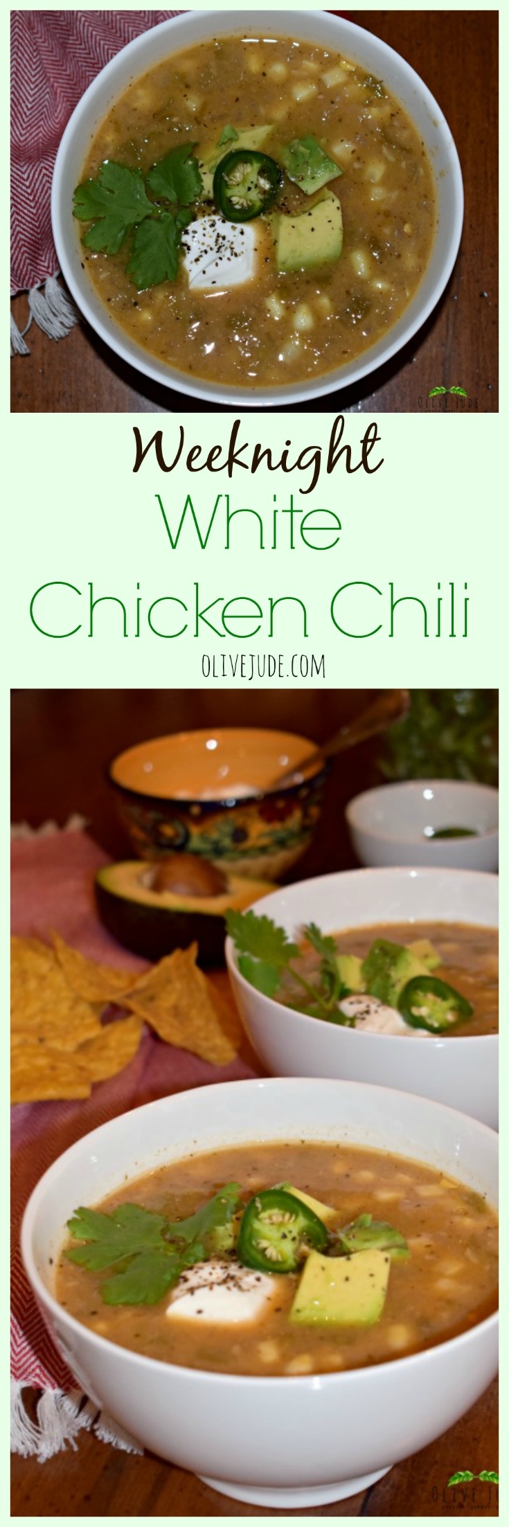 Weeknight White Chicken Chili