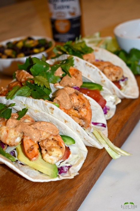  Tacos aux crevettes