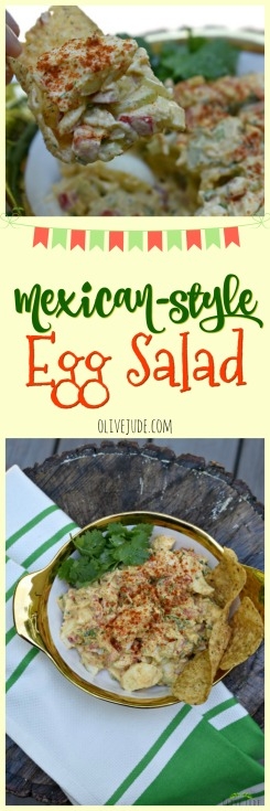 Mexican-Style Egg Salad #mexicaneggsalad #eggsaladrecipe #summerlunchideas
