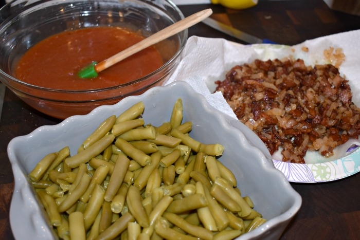 Jude's Smothered Barbecue Bacon Green Beans