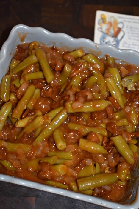 Jude's Smothered Barbecue Bacon Green Beans