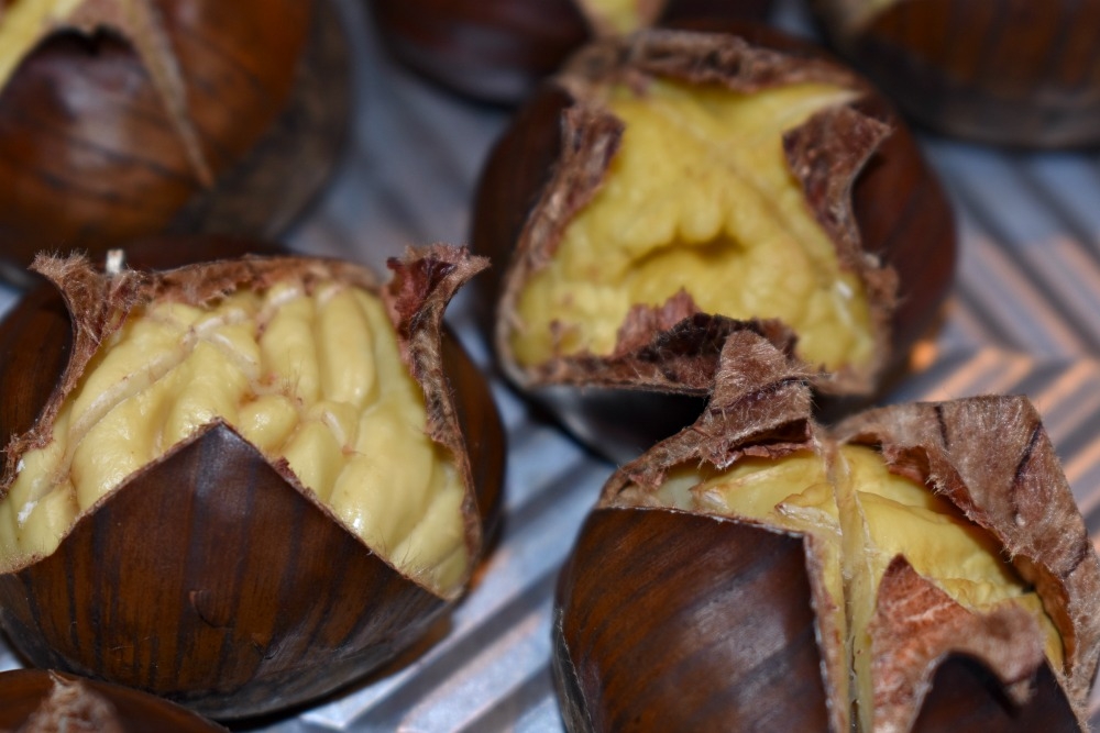 Sweet and Tender Oven Roasted Chestnuts