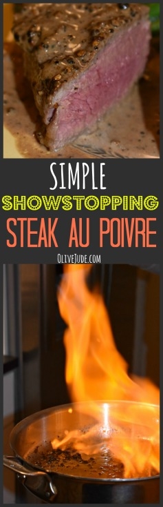 Simple Showstopping Steak au Poivre