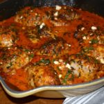 Weeknight Skillet Chicken Thighs with Roasted Red Pepper Sauce