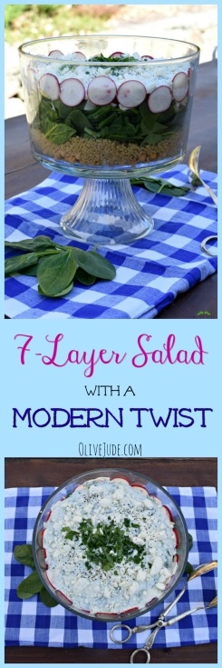 7-Layer Salad with a Modern Twist #7layersalad #healthysaladrecipe #layeredsalad