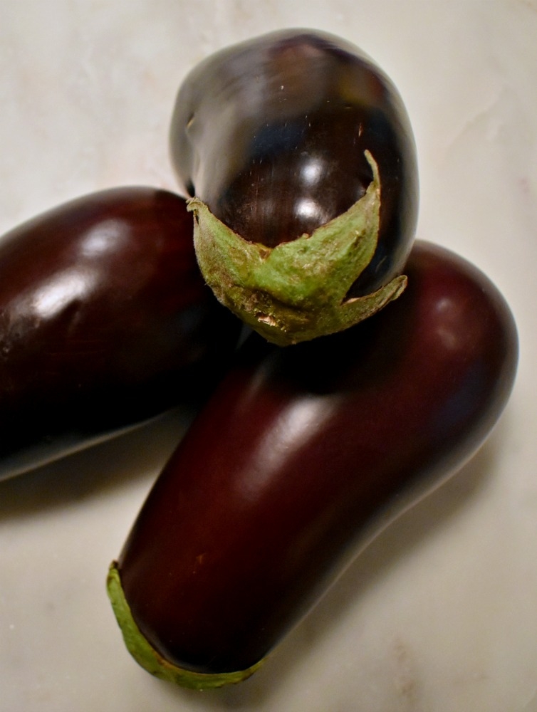 Weeknight Eggplant Gratin with Herbed Creme Fraiche