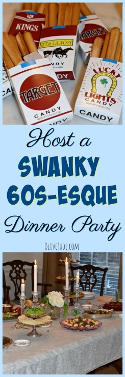 Host a Swanky 60s-esque Dinner Party #dinnerclub #60sdinnerparty #retrococktailparty #madmenparty