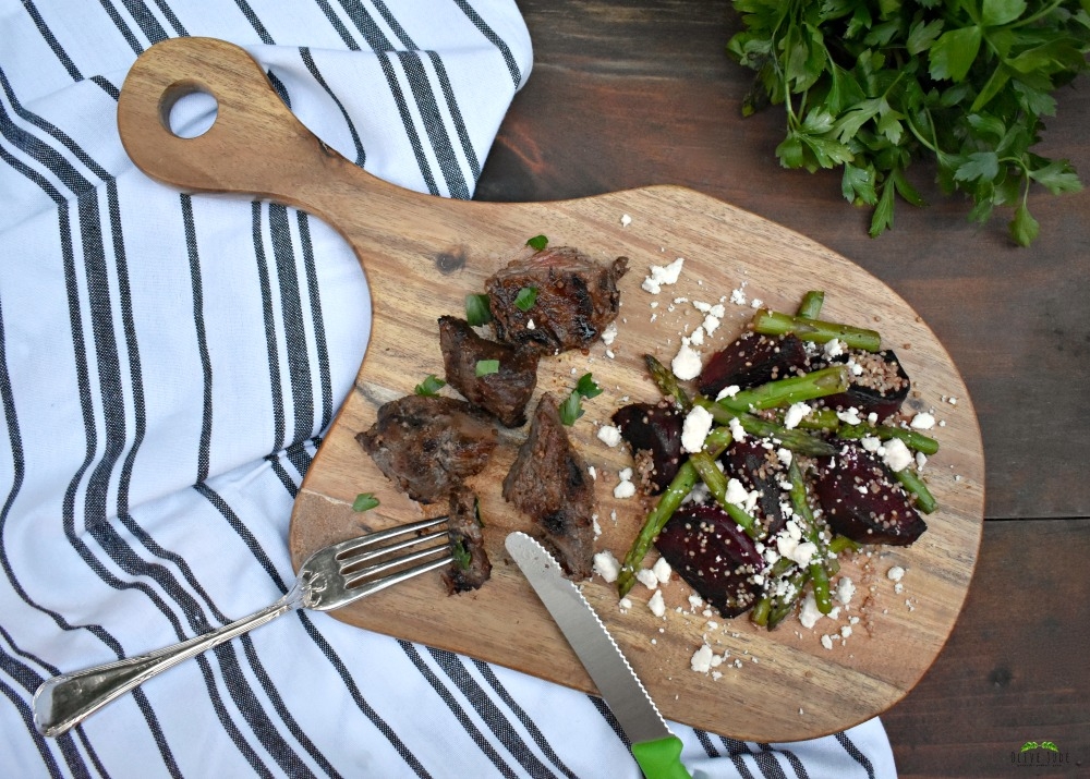 Meal Prep Greek Marinated Steak Tips