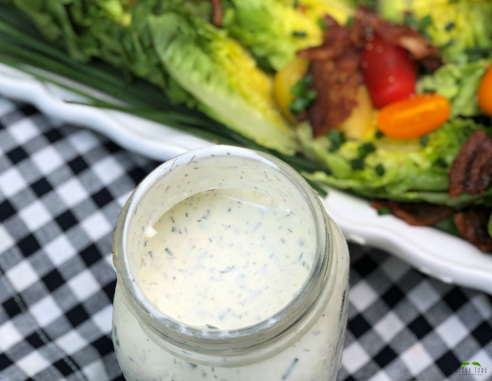 Potluck BLT Salad and Buttermilk Ranch Platter #blt #bltsalad #potluckrecipe #buttermilkranch