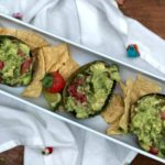 Roasted Strawberry and Jalapeño Guacamole