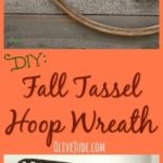 DIY: Fall Tassel Hoop Wreath #hoopwreath #tasselwreath #easyfallwreath #neutralwreath