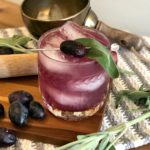 Off the Vine: A Thanksgiving Day Cocktail #thanksgivingcocktail #sagecocktail #vodkacocktail #muddledsageandgrapes #freshherbcockail