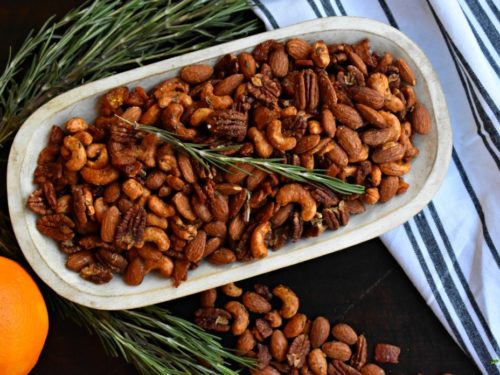 Truffle Rosemary Party Nuts Recipe